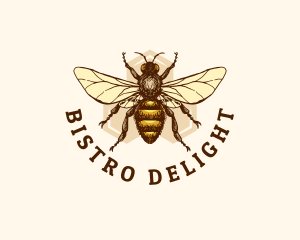 Honey Bee Apiary logo design