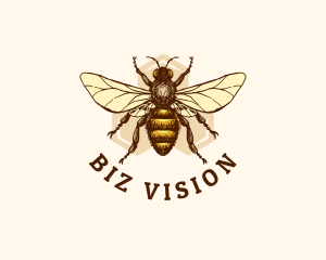 Honey Bee Apiary logo design