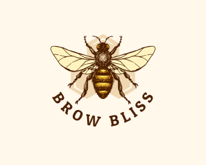 Honey Bee Apiary logo design