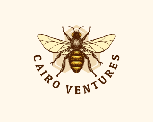 Honey Bee Apiary logo design