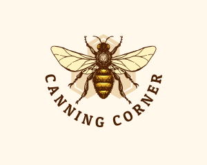 Honey Bee Apiary logo design