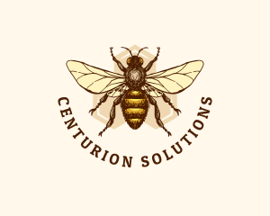 Honey Bee Apiary logo design