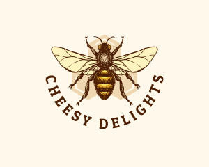 Honey Bee Apiary logo design