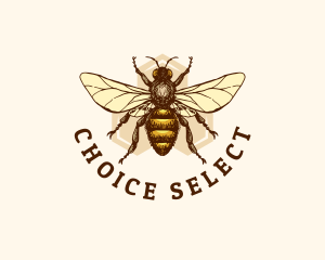 Honey Bee Apiary logo design