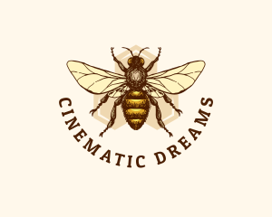 Honey Bee Apiary logo design