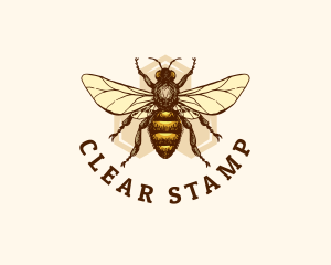 Honey Bee Apiary logo design