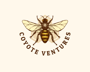 Honey Bee Apiary logo design