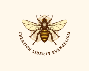 Honey Bee Apiary logo design