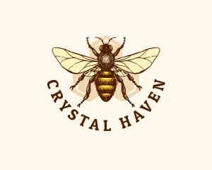 Honey Bee Apiary logo design