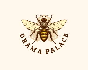 Honey Bee Apiary logo design