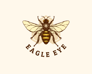 Honey Bee Apiary logo design