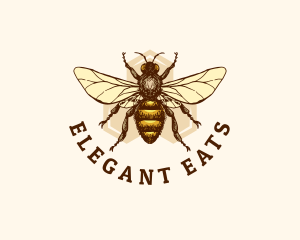 Honey Bee Apiary logo design