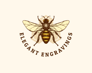 Honey Bee Apiary logo design