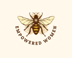 Honey Bee Apiary logo design