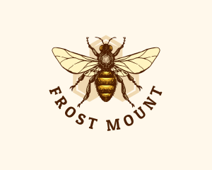 Honey Bee Apiary logo design