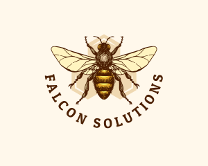 Honey Bee Apiary logo design