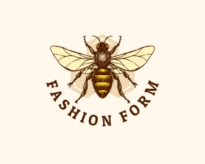 Honey Bee Apiary logo design