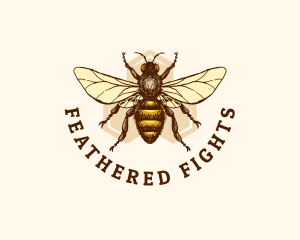 Honey Bee Apiary logo design