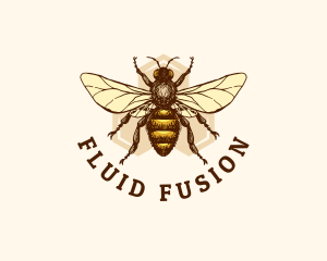 Honey Bee Apiary logo design