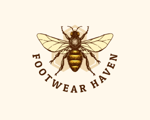 Honey Bee Apiary logo design