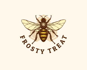 Honey Bee Apiary logo design