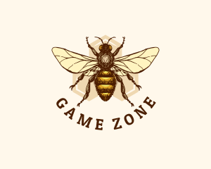 Honey Bee Apiary logo design