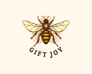 Honey Bee Apiary logo design