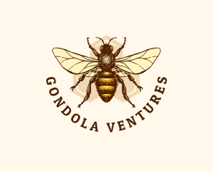 Honey Bee Apiary logo design