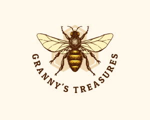 Honey Bee Apiary logo design