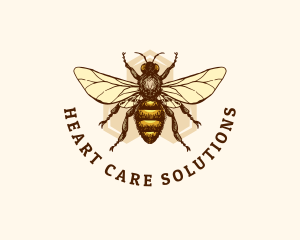 Honey Bee Apiary logo design