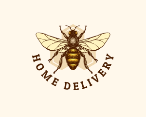 Honey Bee Apiary logo design