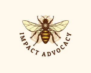 Honey Bee Apiary logo design