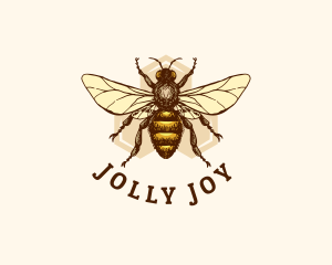 Honey Bee Apiary logo design