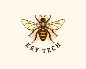 Honey Bee Apiary logo design