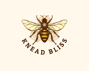 Honey Bee Apiary logo design