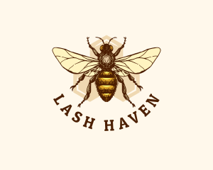 Honey Bee Apiary logo design