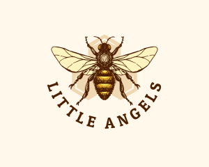 Honey Bee Apiary logo design