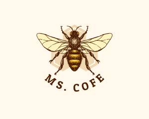 Honey Bee Apiary logo design