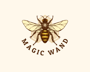 Honey Bee Apiary logo design