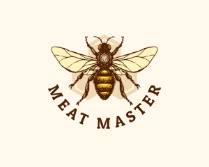 Honey Bee Apiary logo design