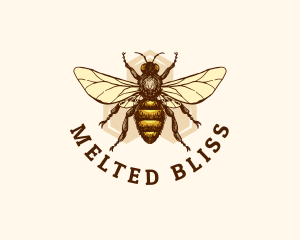 Honey Bee Apiary logo design