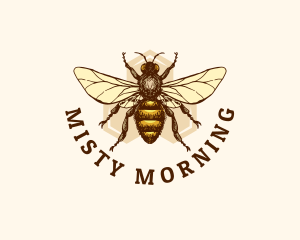 Honey Bee Apiary logo design