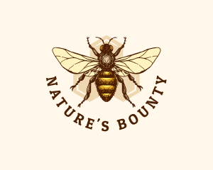 Honey Bee Apiary logo design