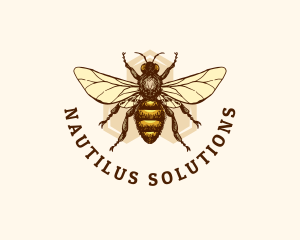 Honey Bee Apiary logo design