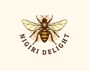 Honey Bee Apiary logo design