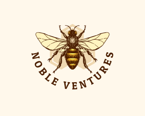 Honey Bee Apiary logo design