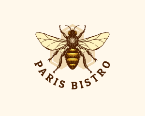 Honey Bee Apiary logo design