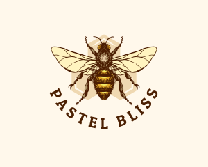 Honey Bee Apiary logo design