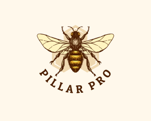 Honey Bee Apiary logo design