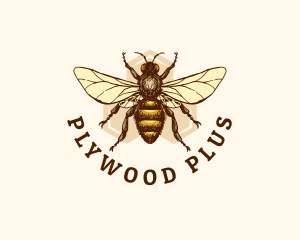 Honey Bee Apiary logo design